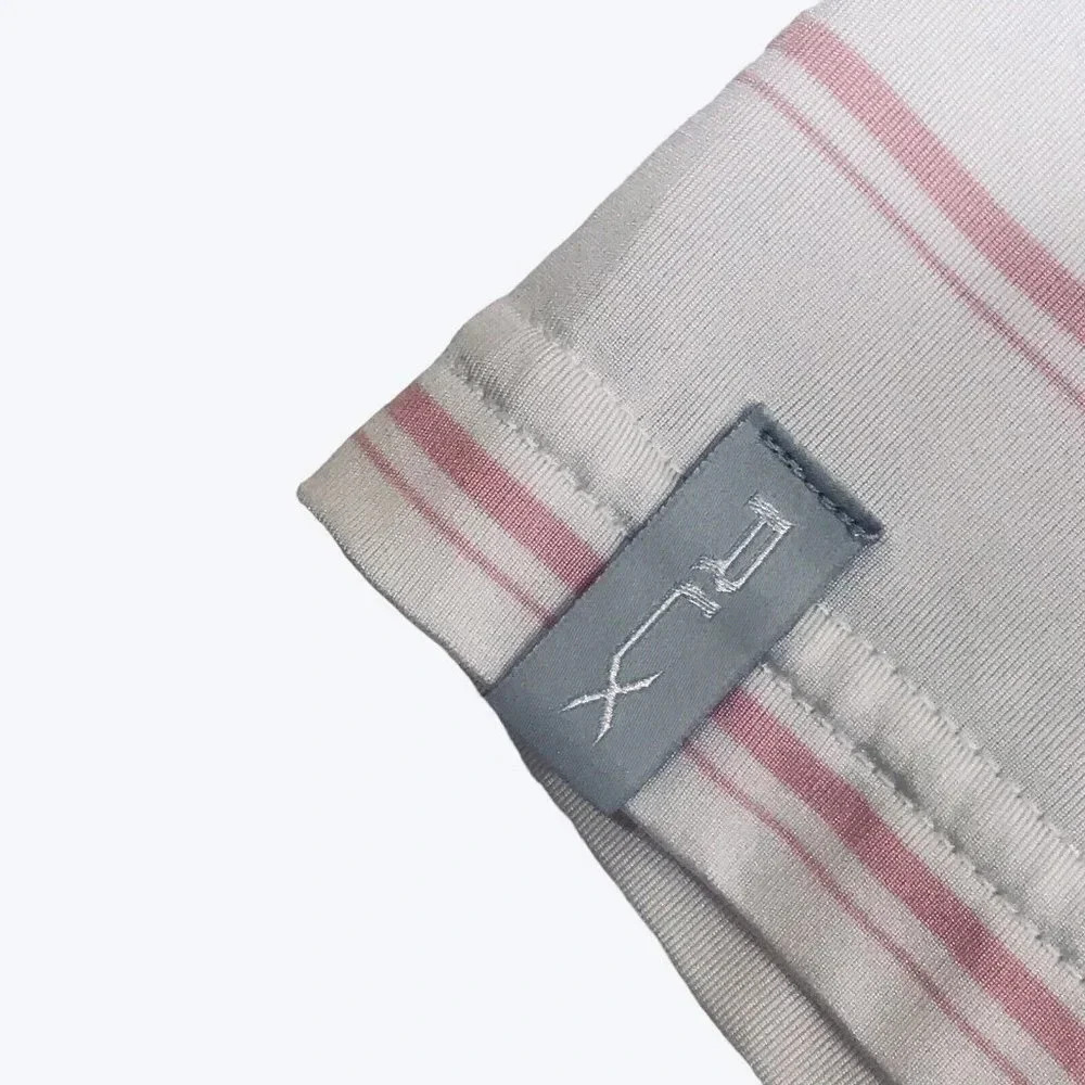 RLX Ralph Lauren Polo Shirt Mens XXL Pink White Striped Logo Short Sleeve 2XL - Picture 5 of 12